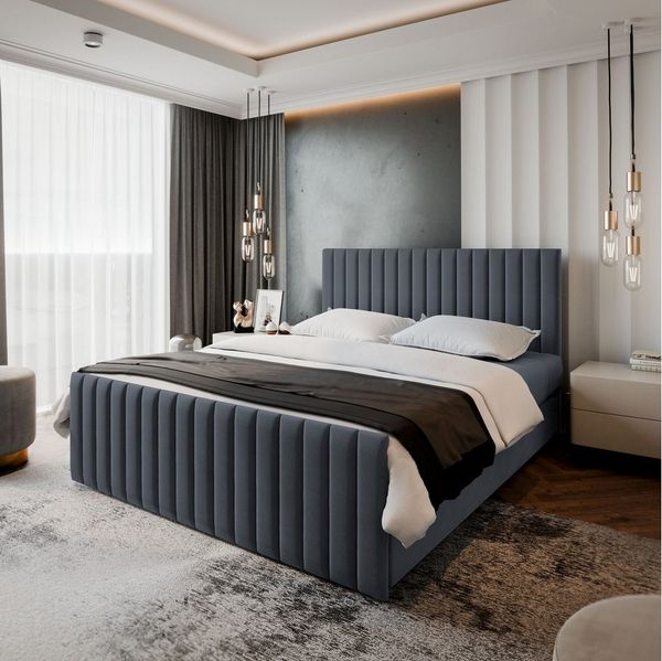Masseno Boxbett ARION 160x200 cm mit Bonell Matratze und Topper