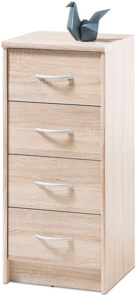 Kommode >Olli< in Sonoma-Eiche - 38x86x35cm (BxHxT)