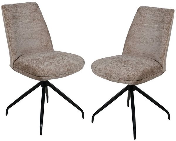 Jiexi Esszimmerstuhl Esszimmerstuhl 2er-Set, moderner Design-Polsterstuhl, hohe Stabilität