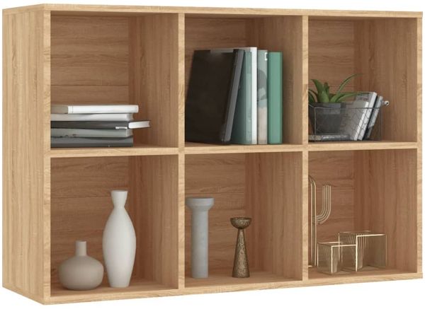 vidaXL Bücherregal/Sideboard Sonoma-Eiche 66x30x98 cm Holzwerkstoff 800345 Bild 5