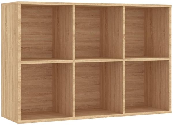 vidaXL Bücherregal/Sideboard Sonoma-Eiche 66x30x98 cm Holzwerkstoff 800345 Bild 9