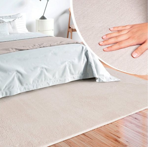 merinos Teppich Loft 37, Kunstfellteppich, rechteckig, Höhe: 16 mm, weich und kuschelig, Fell Haptik, Anti-Rutsch-Unterseite