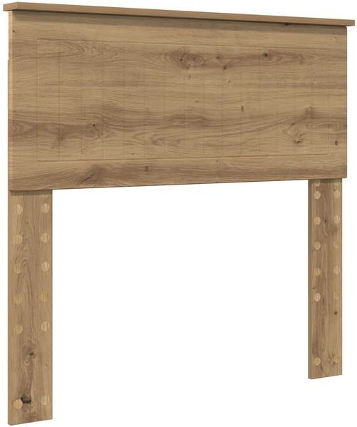 vidaXL Bettrahmen mit Kopfteil Artisan-Eiche 90 x 200 cm Holzwerkstoff 3410948 Bild 6