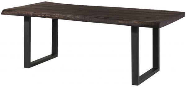 Baumtisch Mango 240x100x77 grau lackiert / U-Beine anthrazit matt FREEFORM 5