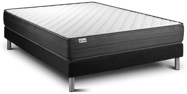 Matratzenset VITALPOWER 160 x 200 cm Bettrahmen Kit schwarz Bild 2