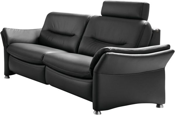 HUKLA 2,5-Sitzer HU-SF15058 Ledersofa, Breite 194 cm, aus Leder, optional Kopfstütze u. WallAway-Funktion