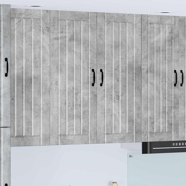vidaXL Wandschrank LUCCA Betongrau 80 x 31 x 100 cm Holzwerkstoff 885148