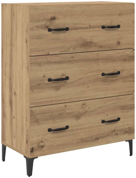 vidaXL Sideboard Artisan-Eiche 69,5 x 34 x 90 cm Holzwerkstoff 880644