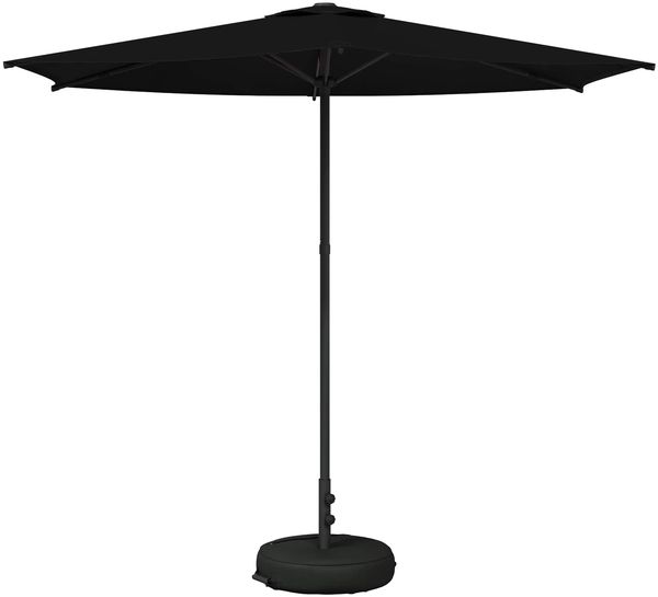 vidaXL Garten-Sonnenschirm 270x270 cm Polyester Rechtwinklig Schwarz 42036227