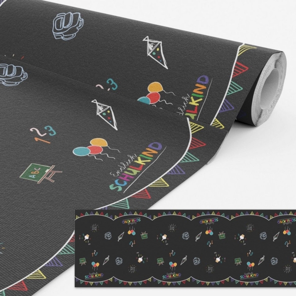 itenga Tischläufer itenga Tischläufer Endlich Schulkind - Schulanfang - 24m lang x 0,40m