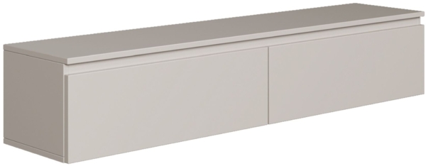 Selsey 'Bemmi' TV-Hängeboard, Greige, ca. 30 x 150 x 32 cm