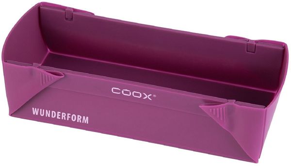 coox Backform coox WUNDERFORM Basic M in lila die erste faltbare Kastenform Backform