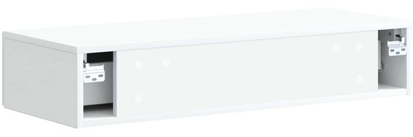 vidaXL Wandmontierter Beistelltisch Weiß 87,5 x 34,5 x 17 cm 898155 Bild 6