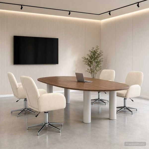 vidaXL Drehstühle 4 Stk. 54 x 58 x 90 cm Creme Stoff 3428309