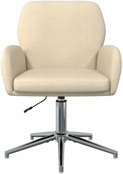 vidaXL Drehstühle 4 Stk. 54 x 58 x 90 cm Creme Stoff 3428309 Bild 3