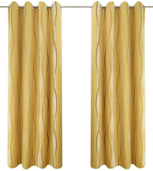 OTTO home Vorhang Dimona Blackout (1 St), Ösen, verdunkelnd, Polyester