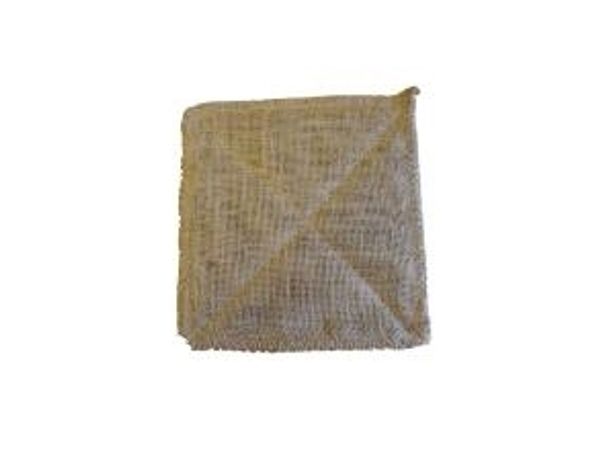 Topflappen 20x20 cm mit Kreuz Sackleinen 25 Stück/Bunt - (25 Stück)
