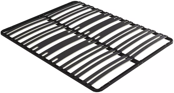 Vente-unique - CERRISI Lattenrost und Bettrahmen Metall Schwarz - B 138 cm x H 5 cm x L 188 cm
