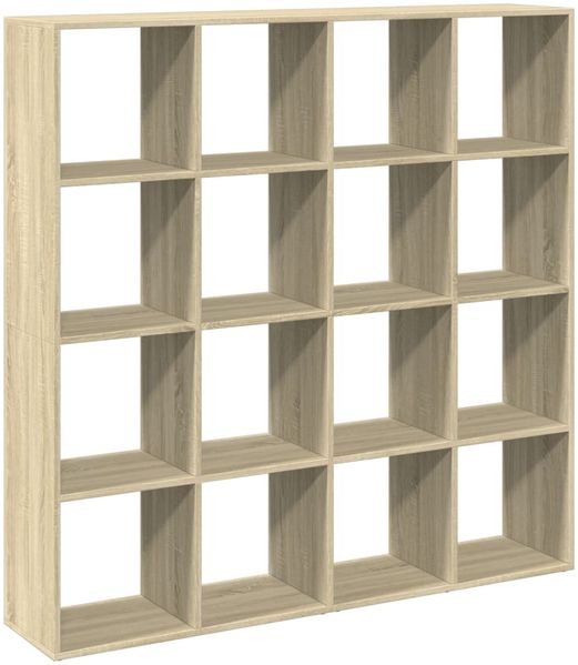 Bücherregal | Standregal Sonoma-Eiche 137,5x29x137,5 cm Holzwerkstoff
