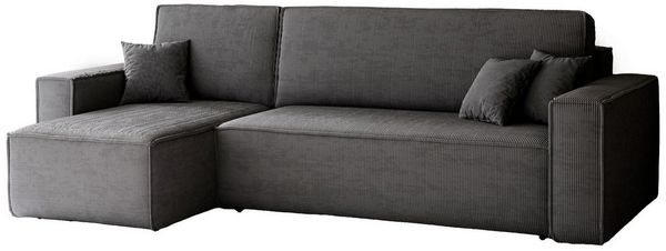 Labett Ecksofa mit Schlaffunktion & Bettkasten SONIC L-Form