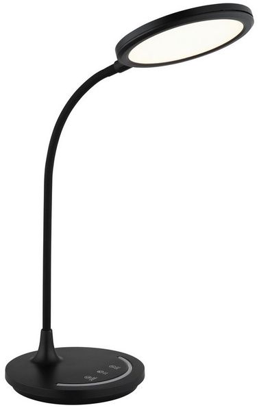 GLOBO LIGHTING Tischleuchte KENNY, Dimmfunktion, Memoryfunktion, Nachtlichtfunktion, mehrere Helligkeitsstufen, LED fest integriert, warmweiß - kaltweiß, Tischlampe Nachttischlampe Deko-Tischleuchte Schlafzimmer