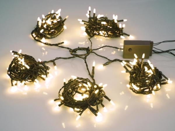 Light Creations 'Speed Light' Weihnachtsbaumbeleuchtung für Bäume bis 180 cm, Warmweiß, 24 V