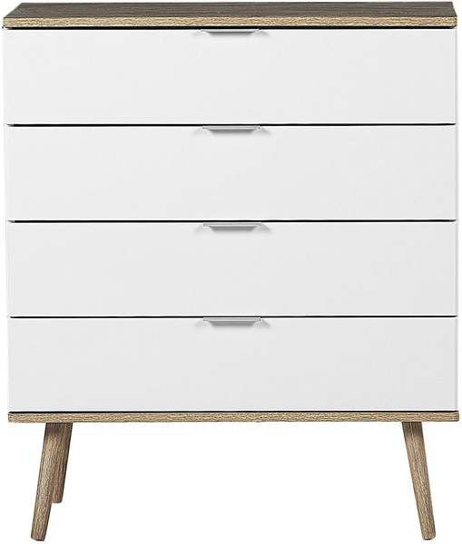 'Walpi' Kommode mit 4 Schubladen, 93 x 40 x 79 cm, Weiß Bild 5