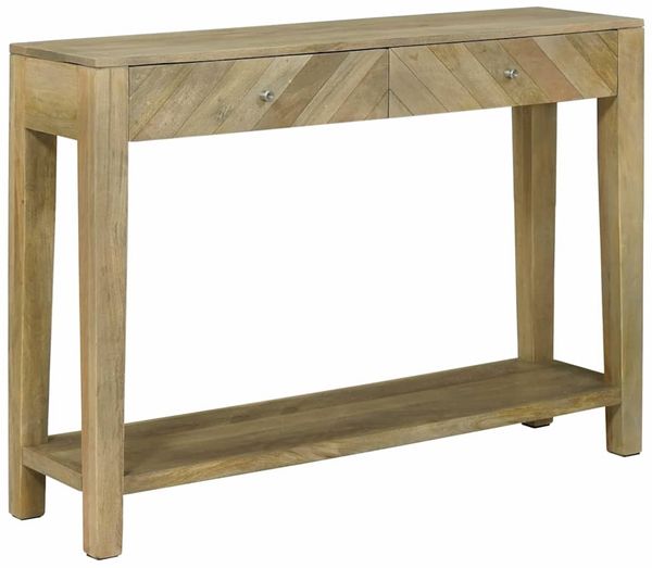 vidaXL Konsolentisch mit Schubladen Natürliches Grau 110 x 30 x 80 cm 42003316