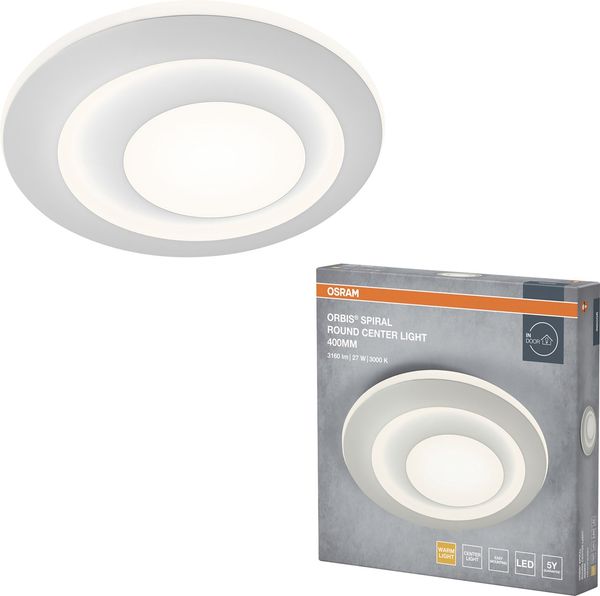 Osram LED Deckenleuchte Orbis Spiral Round weiß Ø 40 cm 27 W Bild 4
