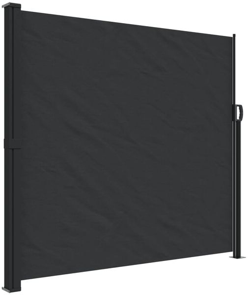 vidaXL Seitenmarkise Ausziehbar Schwarz 180x600 cm 4004534 Bild 2