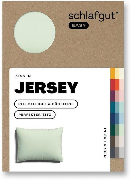 Schlafgut 'Easy' Kissenbezug, Jersey, Green Light, 70x90 cm Bild 3