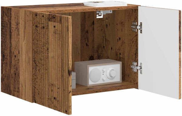 vidaXL TV-Wandschrank Altholz 59,5 x 31 x 40 cm Holzwerkstoff 892345 Bild 3