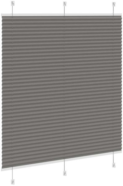 vidaXL Plissee Anthrazit 115x100 cm Stoffbreite 114,4 cm Polyester 4015078 Bild 4