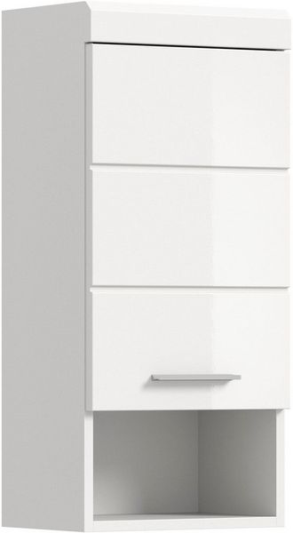 INOSIGN Hängeschrank Siena, Breite 37cm, 1 Tür, 1 offenes Fächer, 1 Einlegeboden, MDF-Front (1-St) in verschiedenen Farben erhältlich, Badmöbel, Badschrank, Schrank, Bad