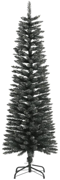 vidaXL Künstlicher Weihnachtsbaum mit Ständer Schlank Grün 150 cm PVC 345184