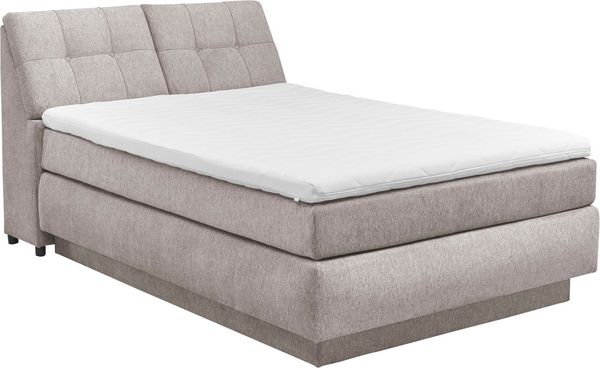 set one by Musterring Boxspringbett Fairfield, mit Bettkasten, Kopfteil in Kassettenoptik, Breite 120 oder 140 cm