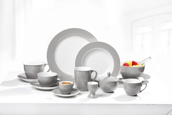 Espressotassen - Set 12 tlg. Doppio grau