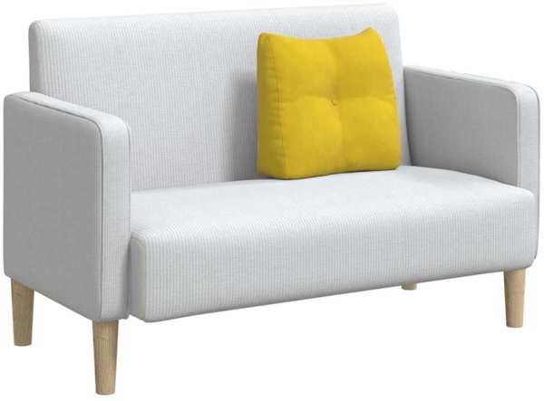 vidaXL Rücken Kissen Gelb 45 x 24 x 50 cm Samt 42014378 Bild 2