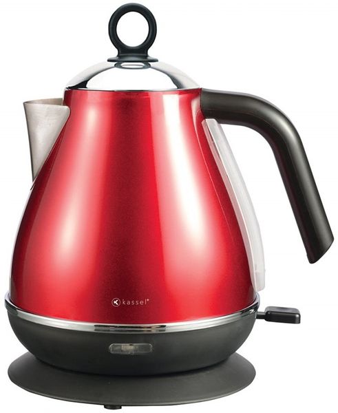 Kassel Kassel Edelstahl-Wasserkocher 1,7 l Burgund 93224