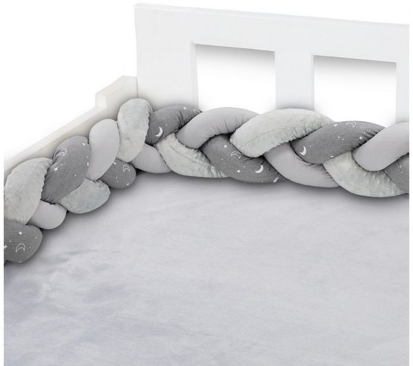 Totsy Baby Bettnestchen Bettschlange Bettumrandung für Babybett und Kissen Deko Kuschelkissen