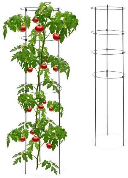 Rankhilfe 120 cm 2er Set schwarz