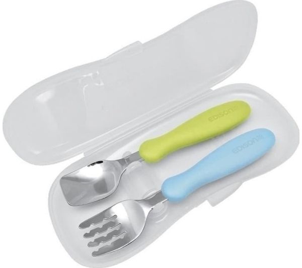 Karl Hausmann Essbesteck Edison ab 18 Monaten mit Etui KIWI/SKY KJ2834