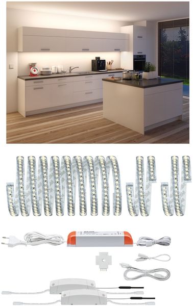 Paulmann No. 5061 Function Bundle MaxLED 1000 Set Küche Warmweiß beschichtet Zigbee
