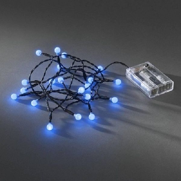 KONSTSMIDE LED-Lichterkette 1491-407 LED Globe-Lichterkette 20er Batterie