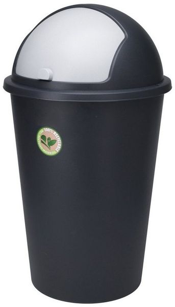 Kunststoff Abfalleimer Schwingdeckeleimer Mülleimer 25 Liter recycelt
