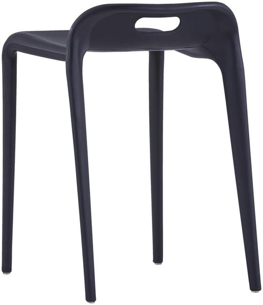 Stapelbare Hocker 4 Stk. Schwarz Kunststoff [247281] Bild 6