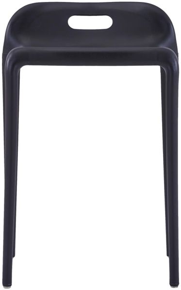 Stapelbare Hocker 4 Stk. Schwarz Kunststoff [247281] Bild 3