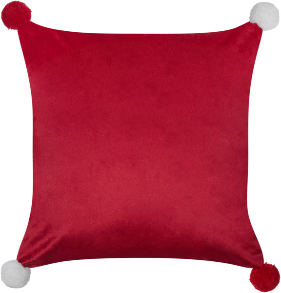 Kissen 2er Set Kariertes Muster LONICERA 45 x 45 cm Rot Bild 5