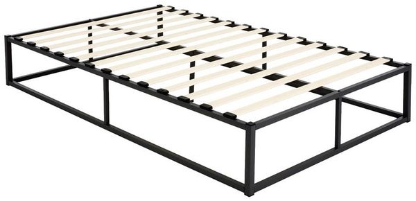 ML-DESIGN Metallbett Bettgestell Bettrahmen Stahlrahmen mit Lattenrost Metallbettrahmen, Einzelbett Paris Einzelbettgestell Gästebett Metall
