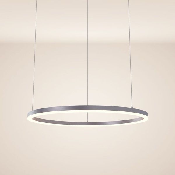 s.luce LED Ring Hängelampe Ø 80cm Aluminium